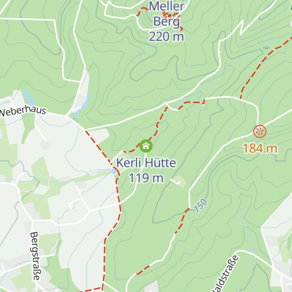Map of Kerli Hütte