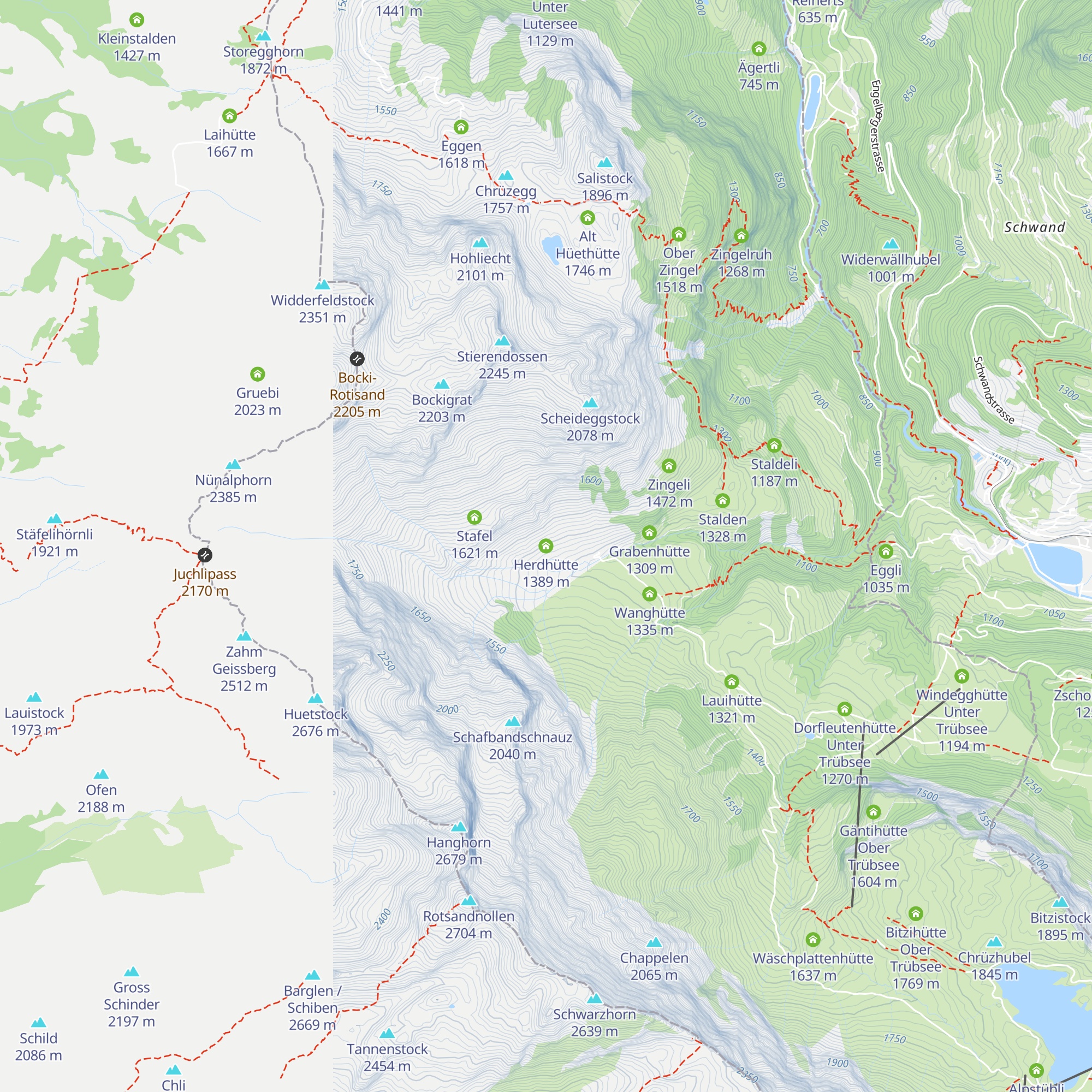 Herdhütte map