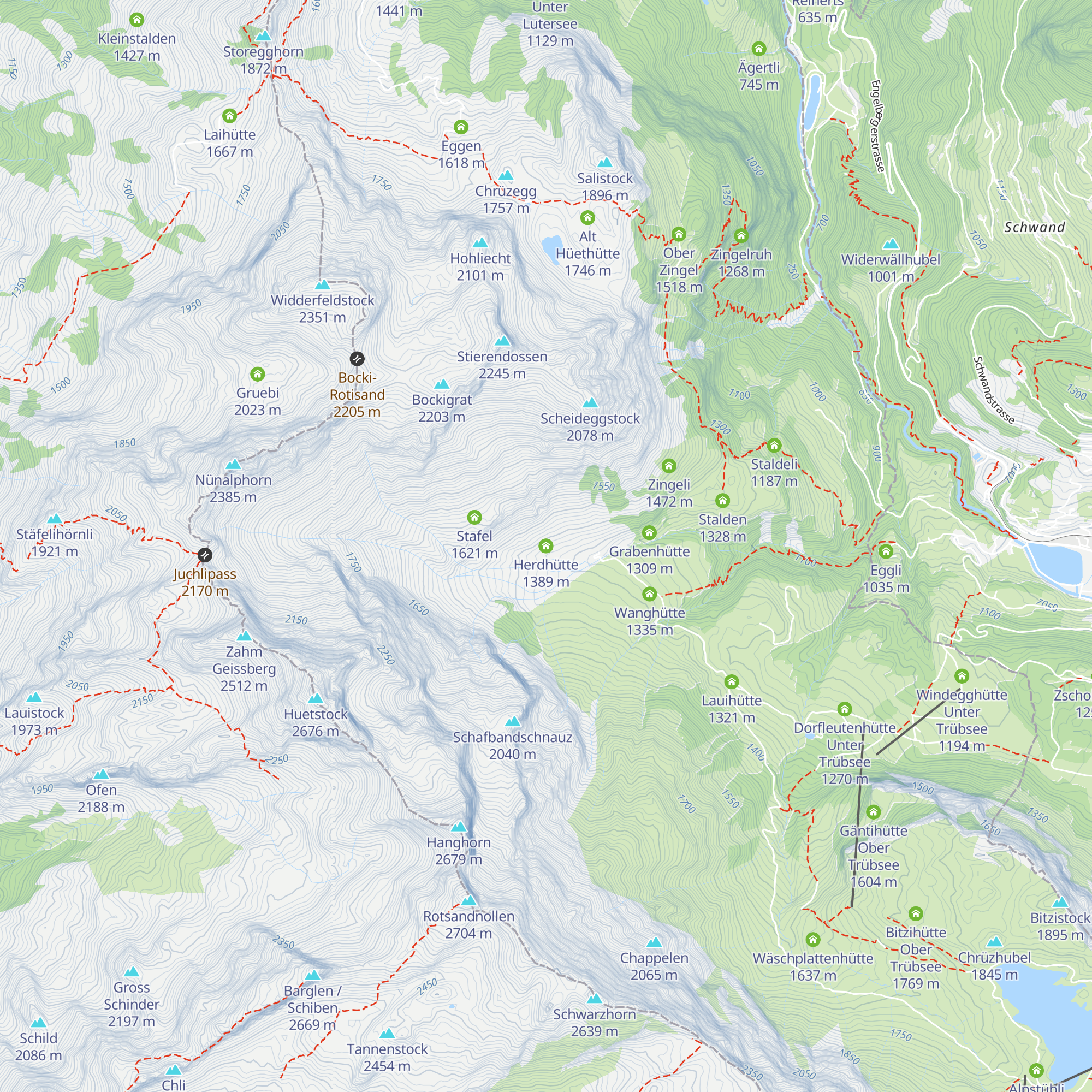 Herdhütte map