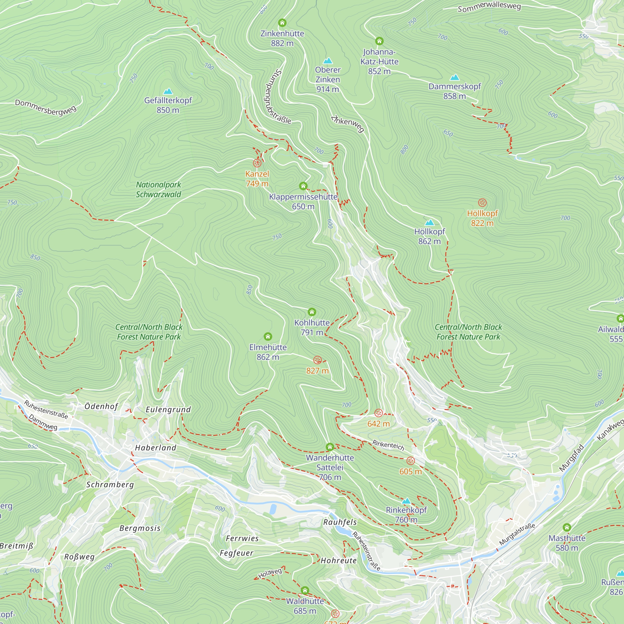 Kohlhütte map