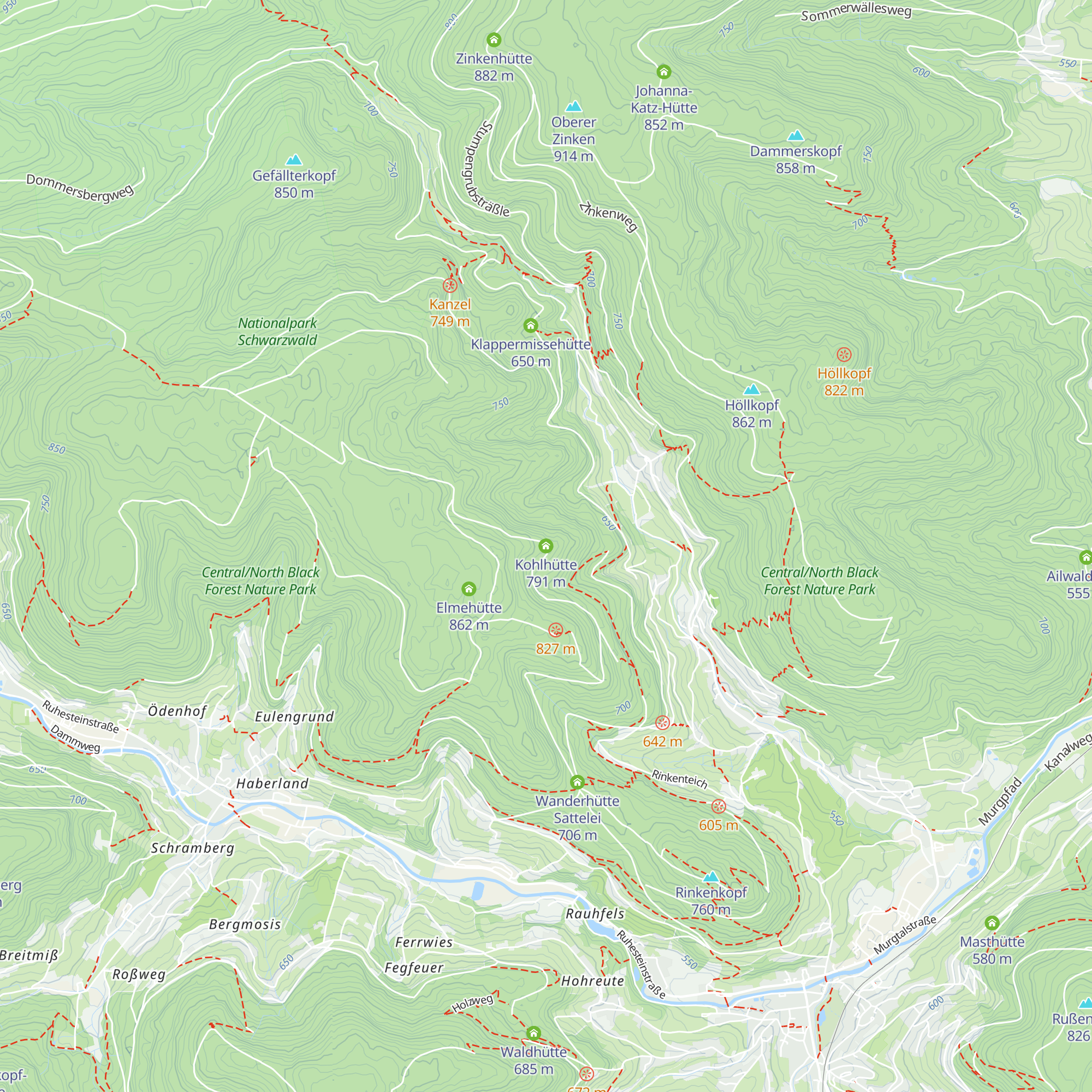 Kohlhütte map