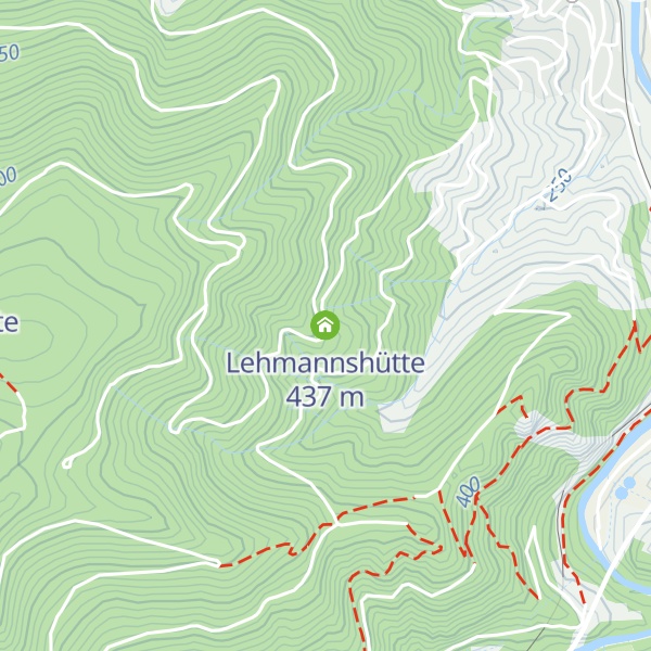 Map of Lehmannshütte