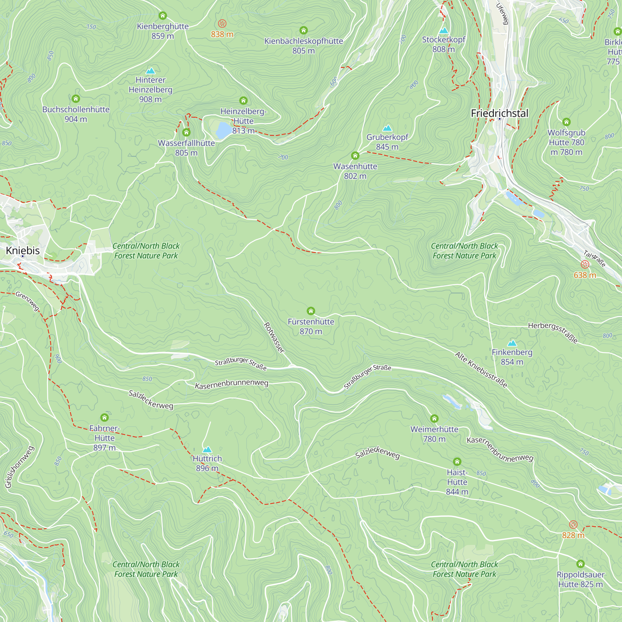 Fürstenhütte map