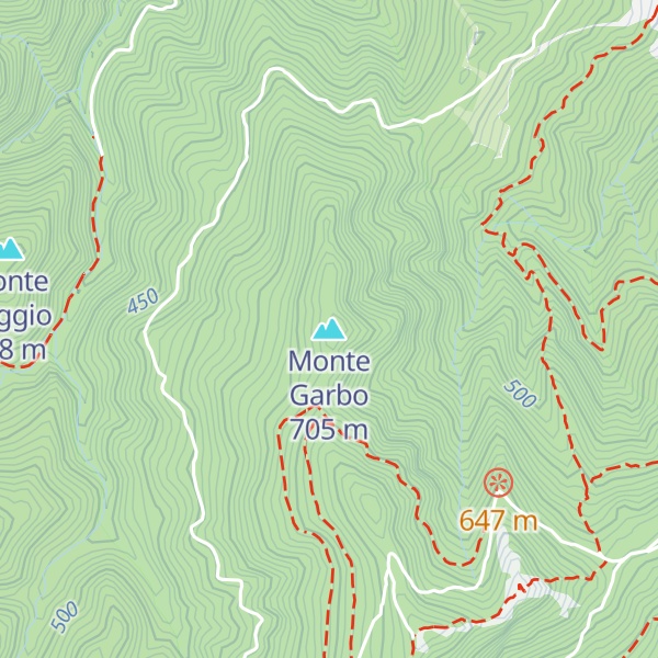 Map of Monte Garbo