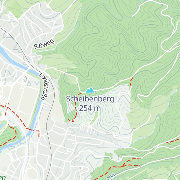 Map of Scheibenberg