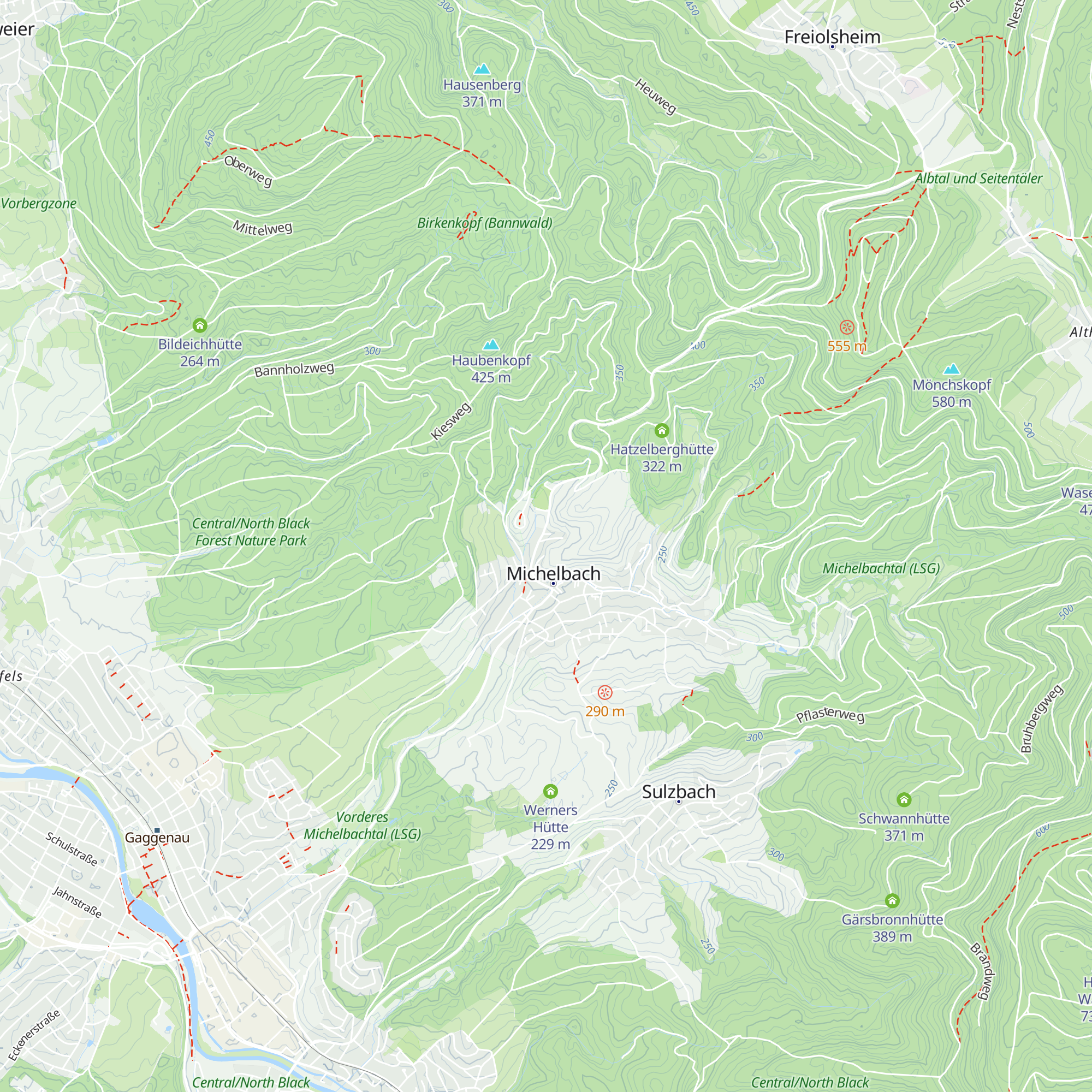 Gartenhütte map