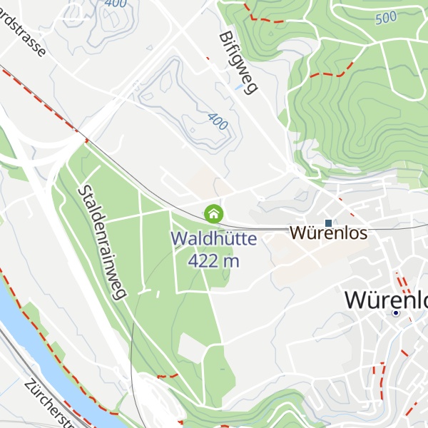 Map of Waldhütte