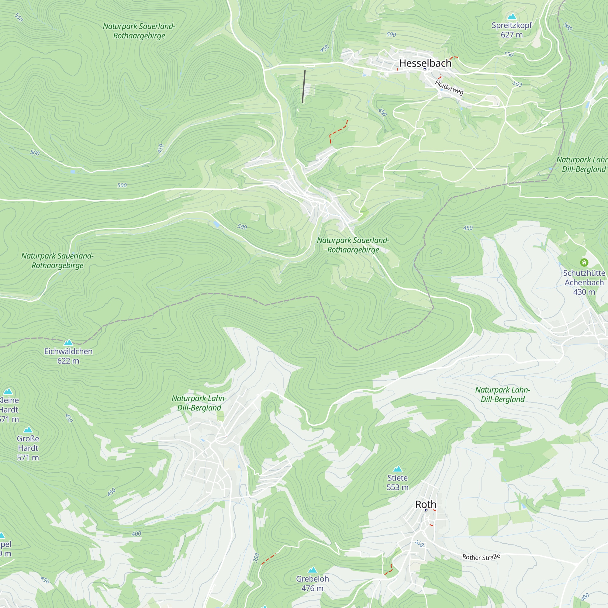 Eibacher Hütte map