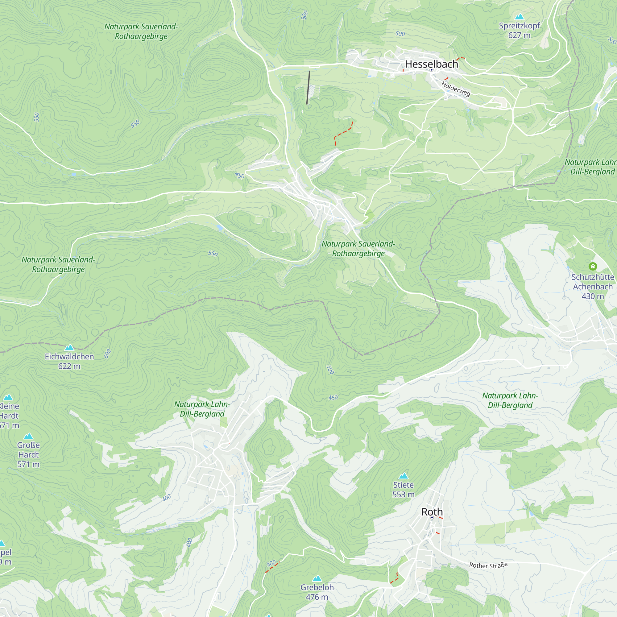 Eibacher Hütte map