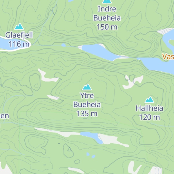 Map of Ytre Bueheia