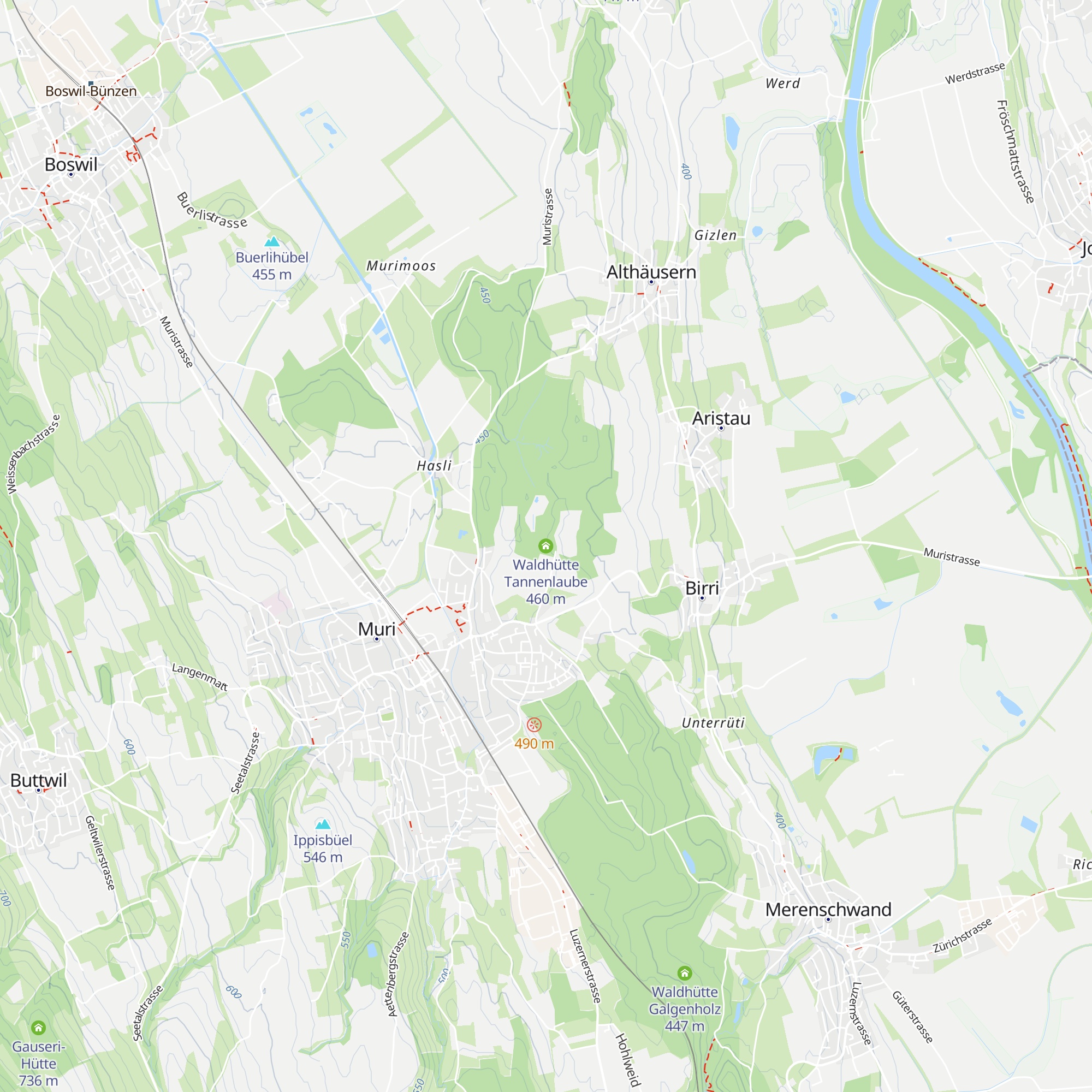 Waldhütte Tannenlaube map