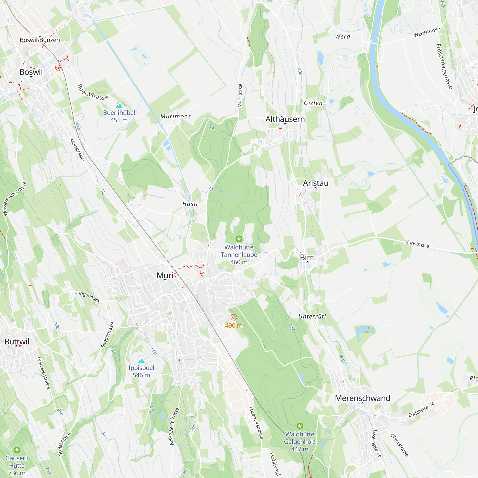 Waldhütte Tannenlaube map