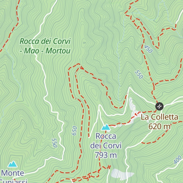 Map of Rocca dei Corvi Nord