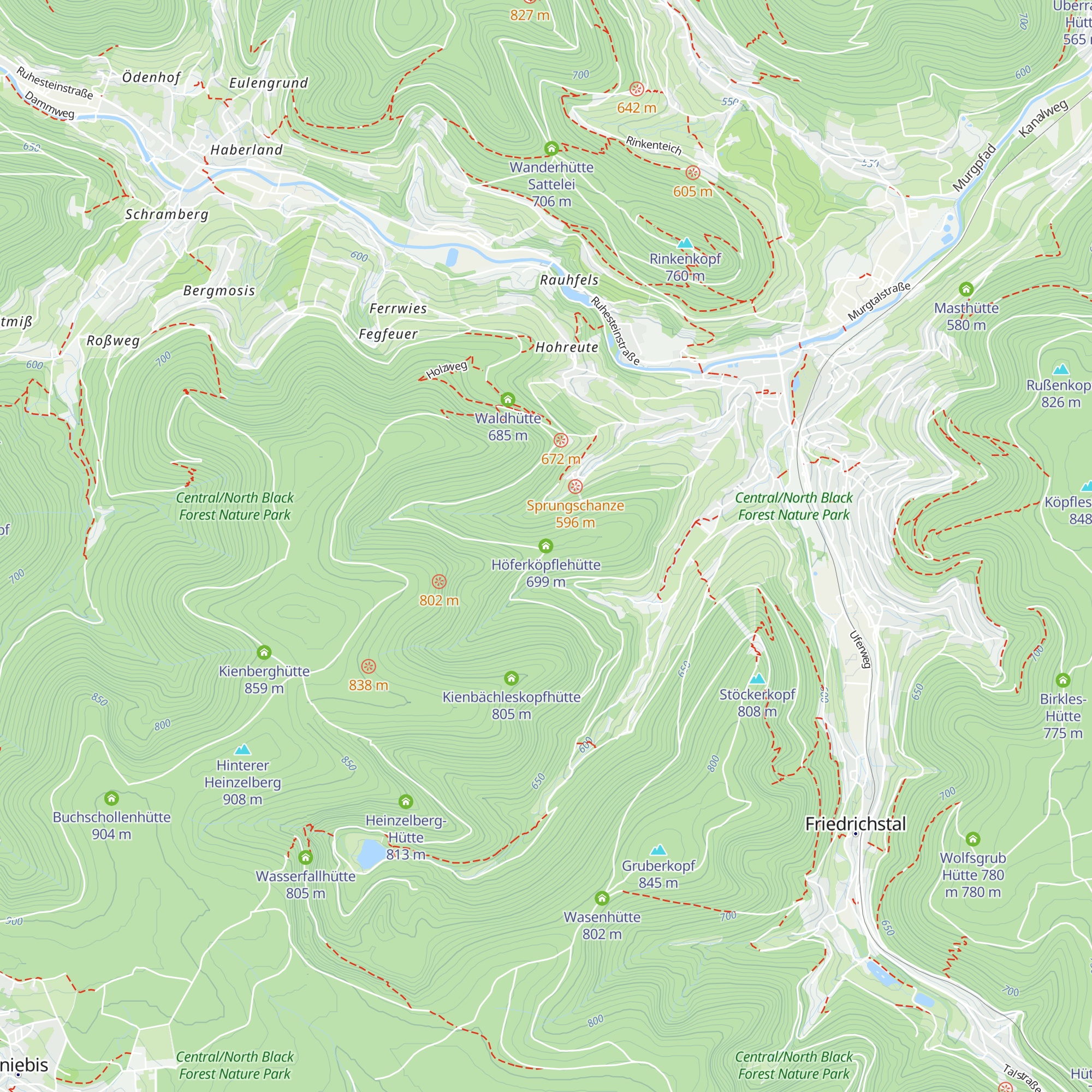 Höferköpflehütte map