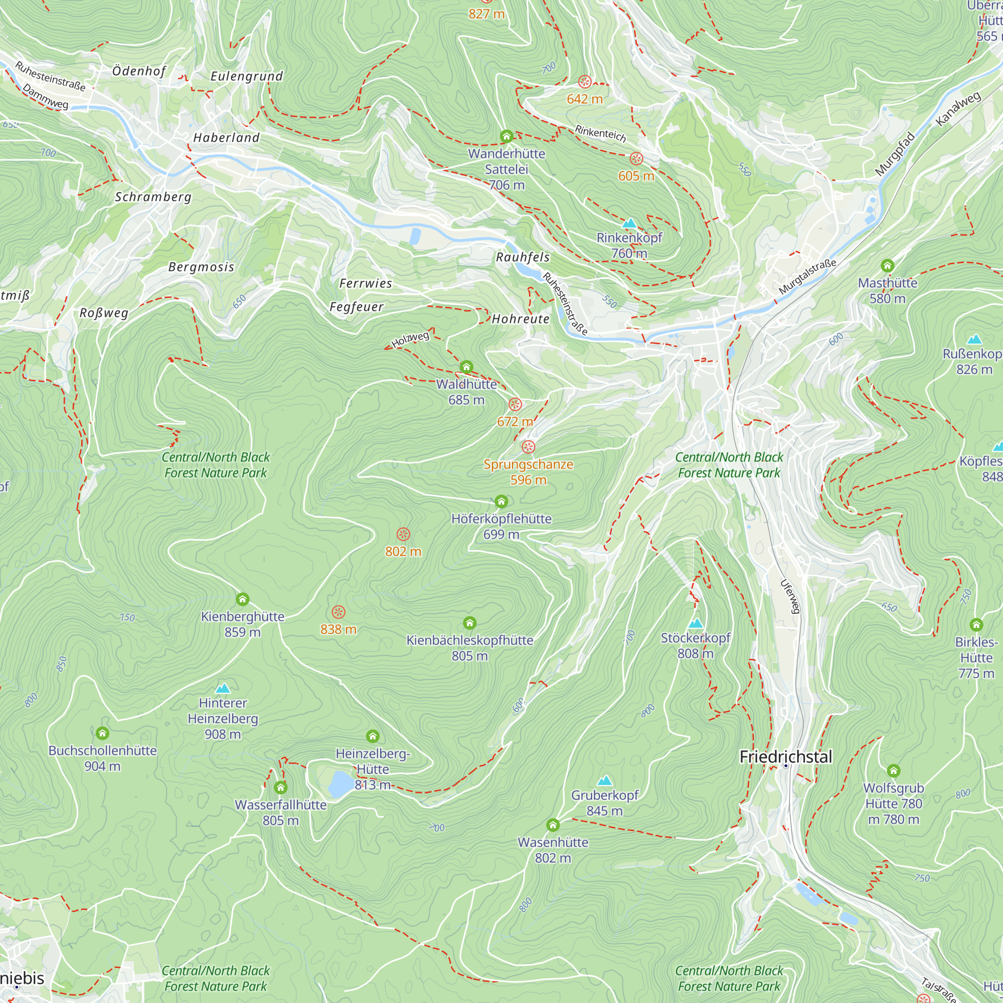 Höferköpflehütte map