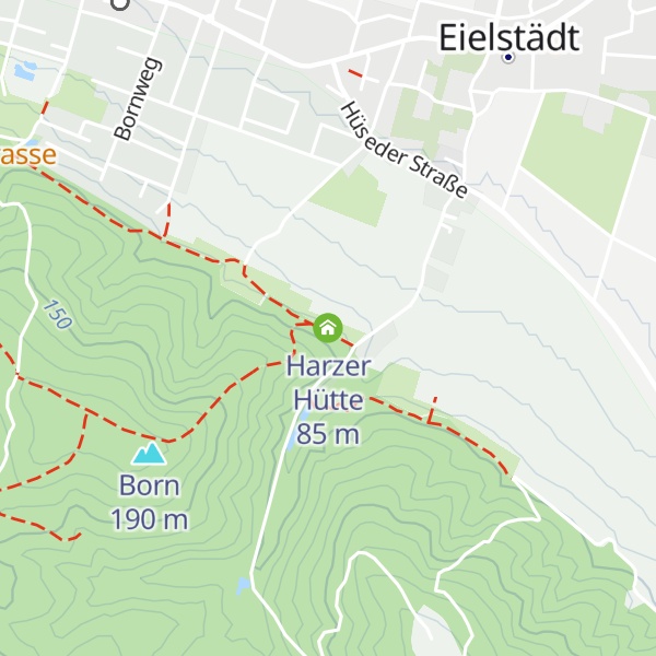 Map of Harzer Hütte