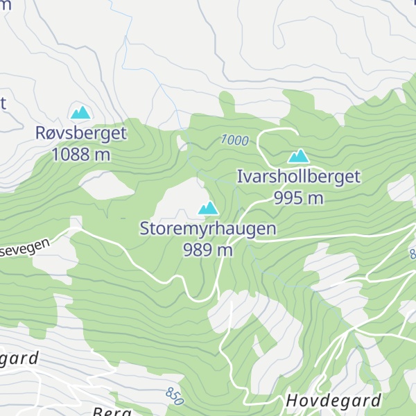 Map of Storemyrhaugen