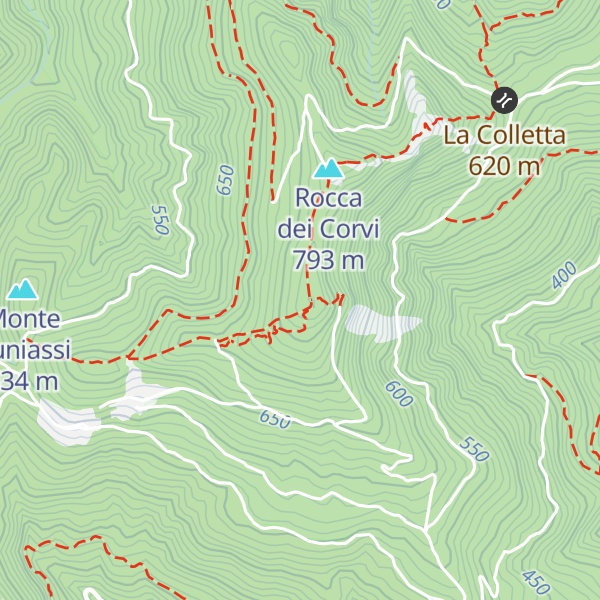 Map of Rocca dei Corvi Sud