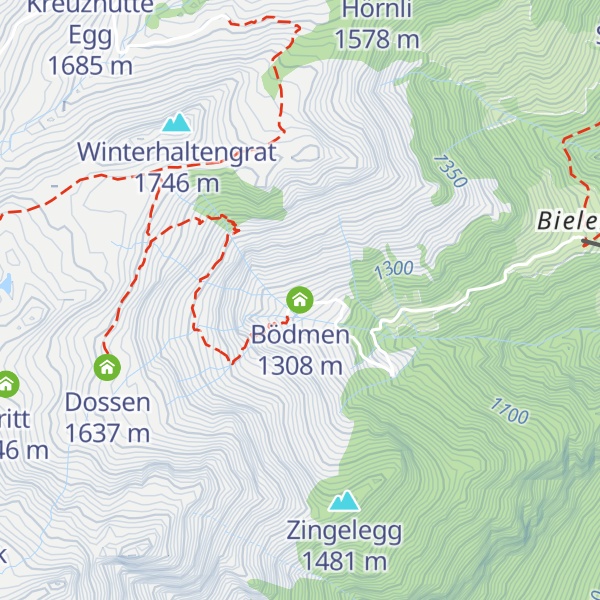 Map of Bödmen