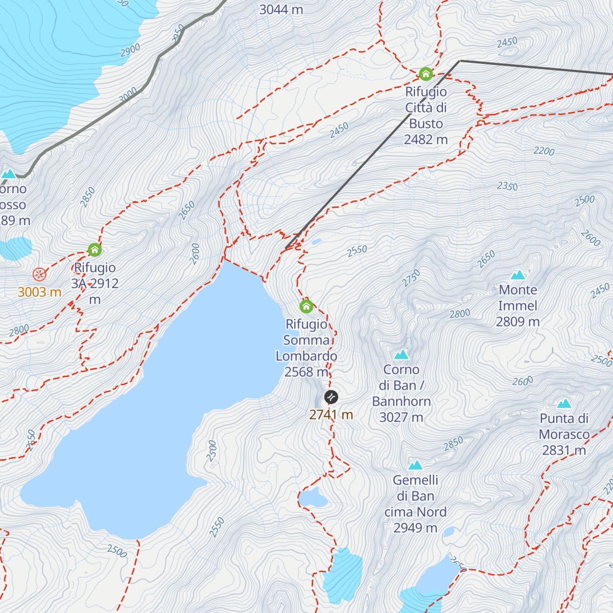 Rifugio Somma Lombardo map