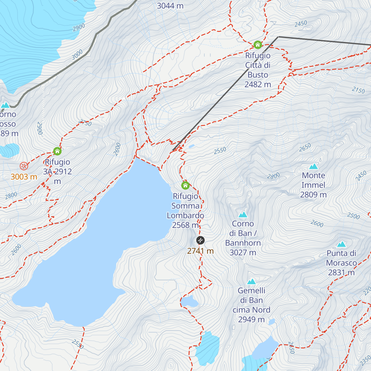 Rifugio Somma Lombardo map