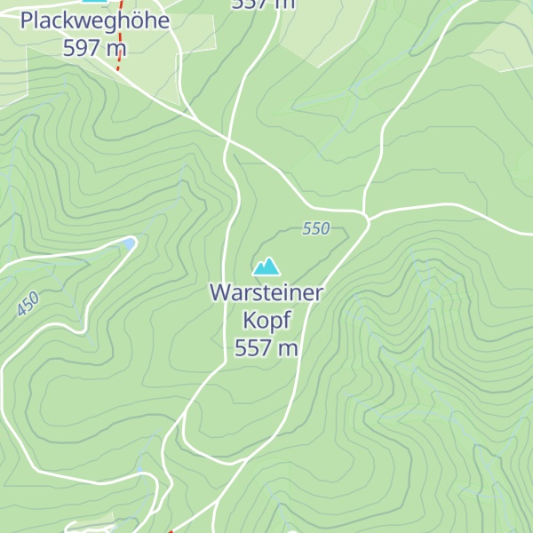 Map of Warsteiner Kopf