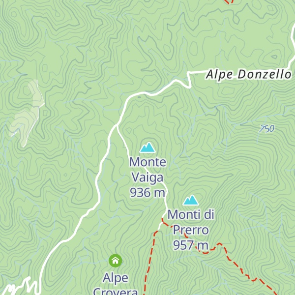 Map of Monte Vaiga