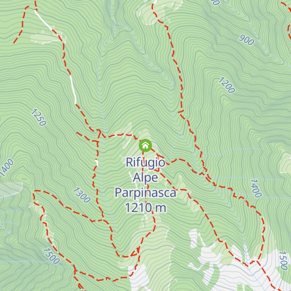 Map of Rifugio Alpe Parpinasca