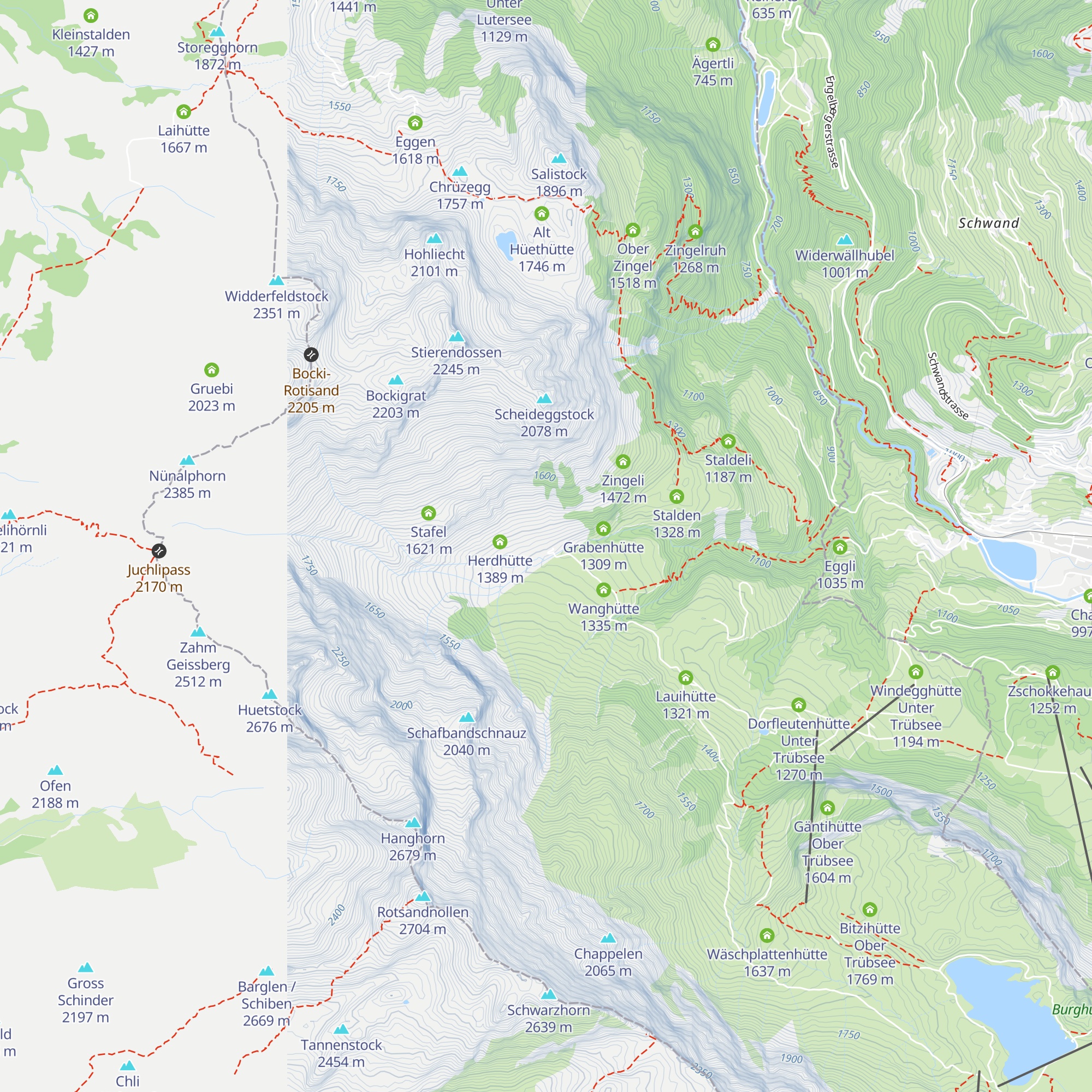 Haltenhütte map