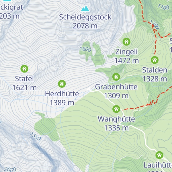 Map of Haltenhütte