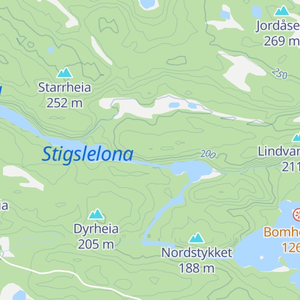Map of Stigsleheia