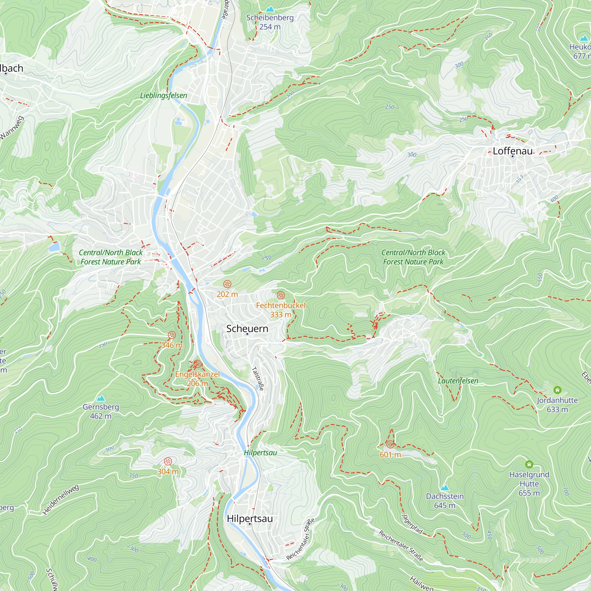Hardtberghütte map