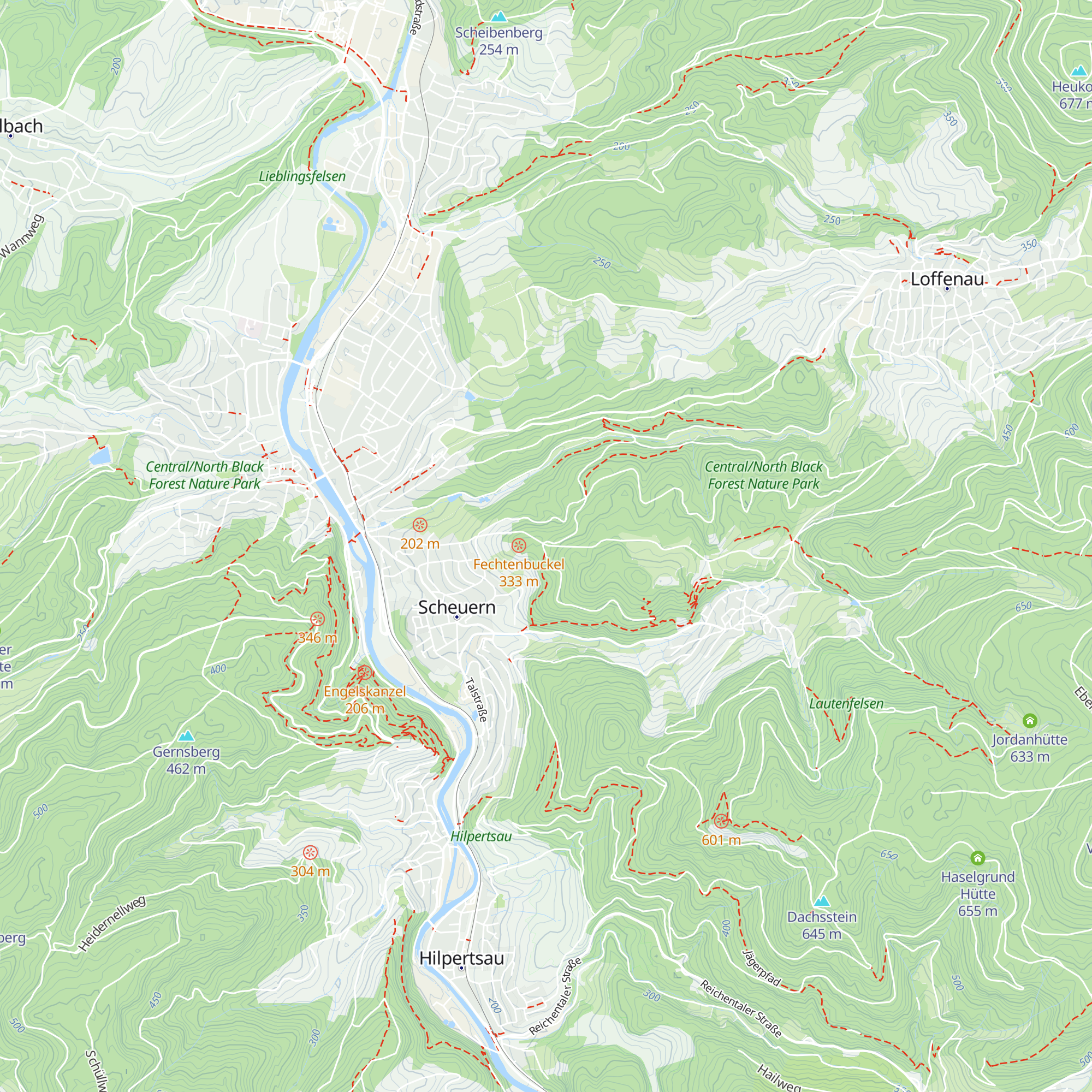 Hardtberghütte map