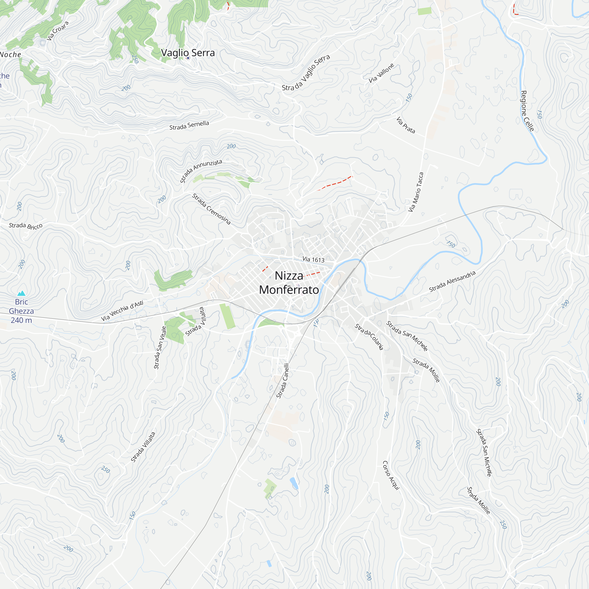 ATL Nizza Monferrato map