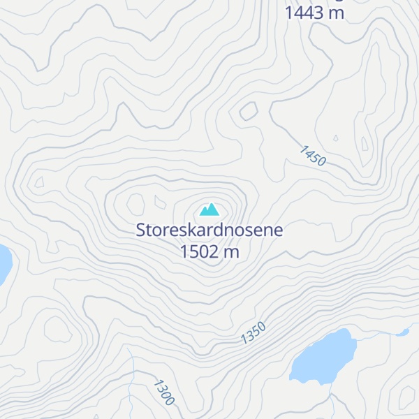 Map of Storeskardnosene