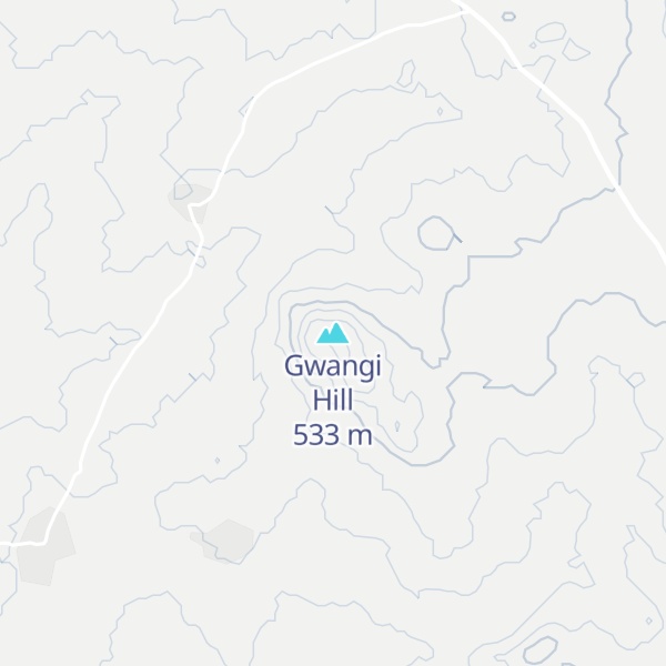 Map of Gwangi Hill