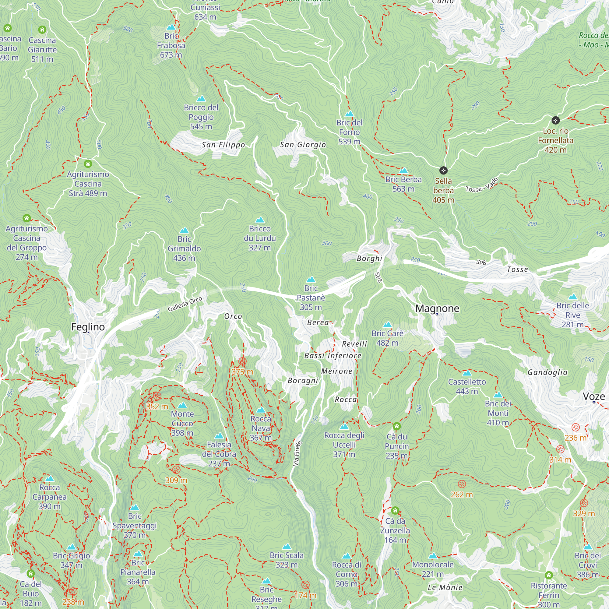Le Petit Chateau map