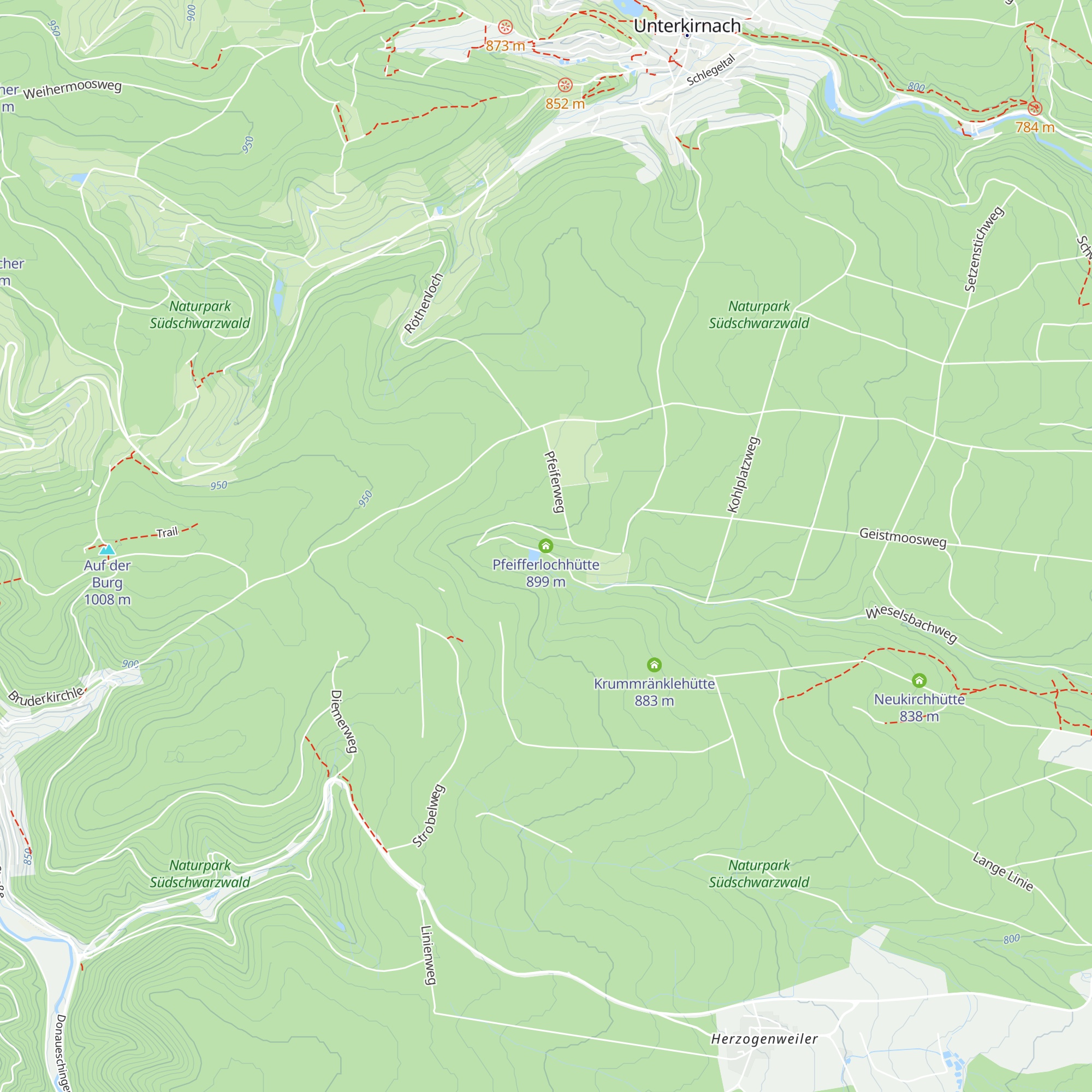 Pfeifferlochhütte map