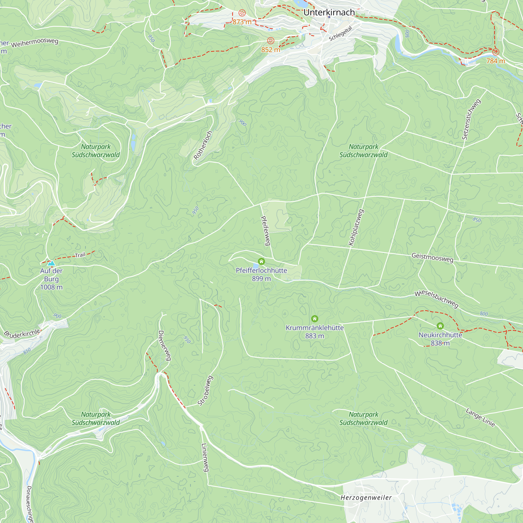 Pfeifferlochhütte map