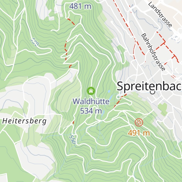 Map of Waldhütte