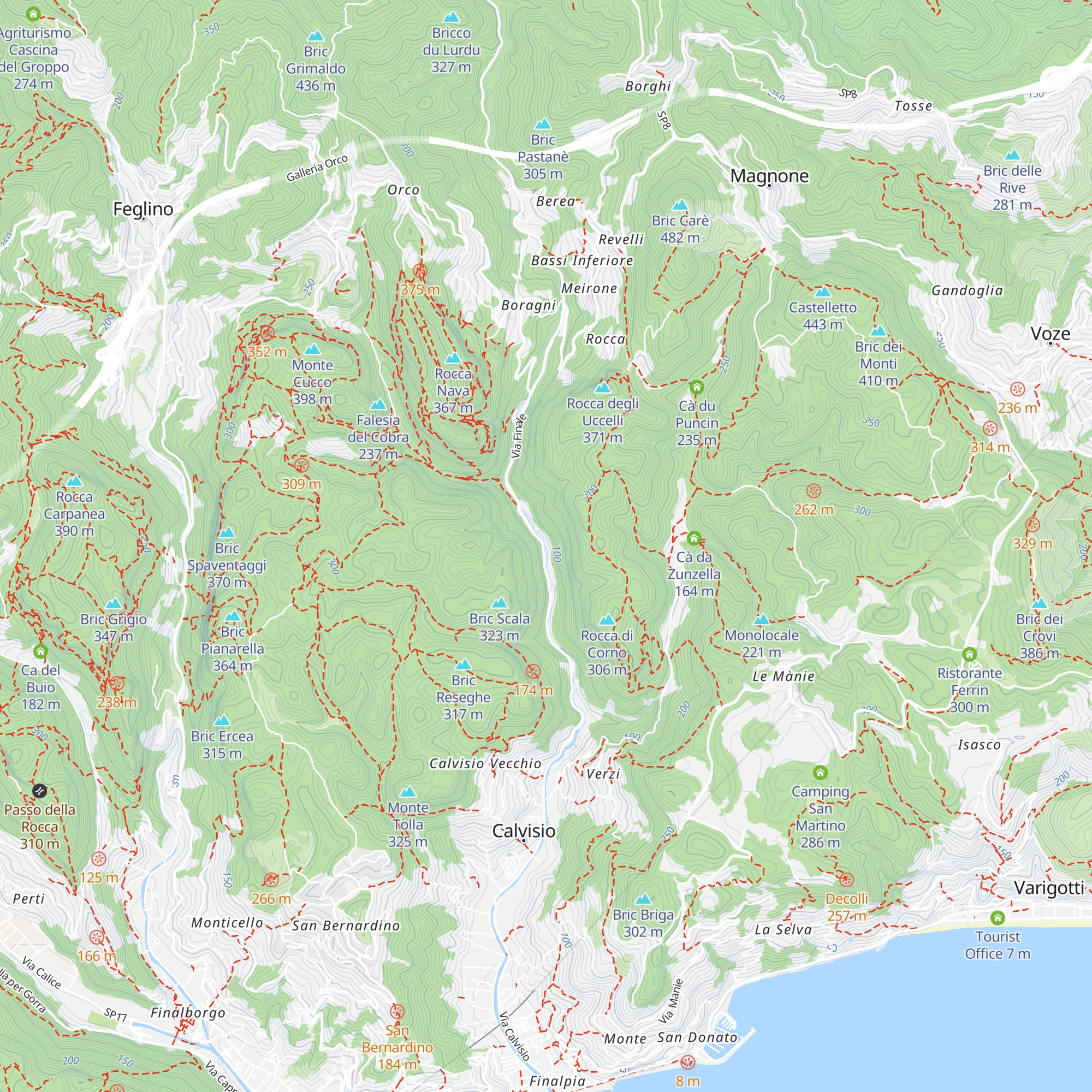 Mulino dell'Acquaviva map