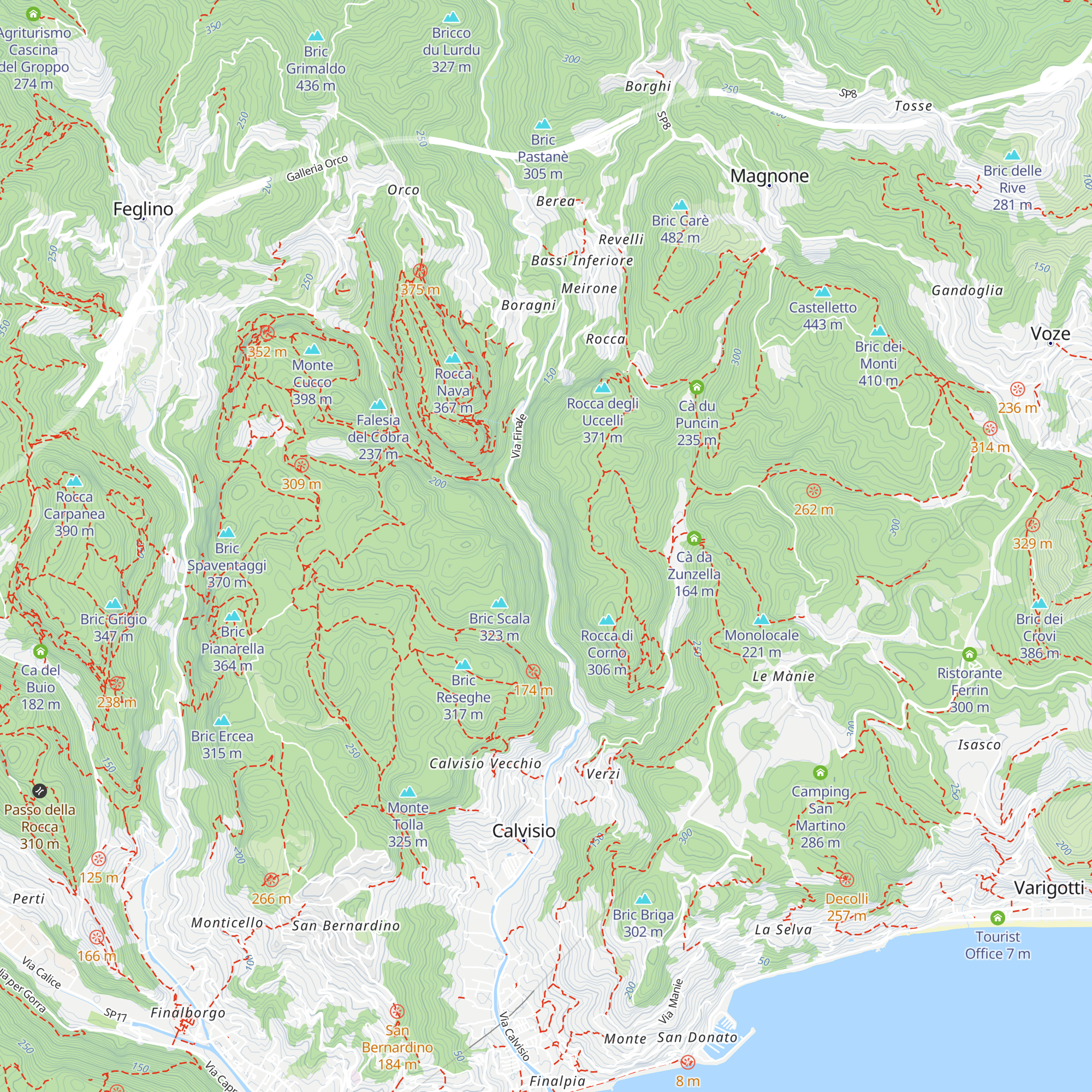 Mulino dell'Acquaviva map