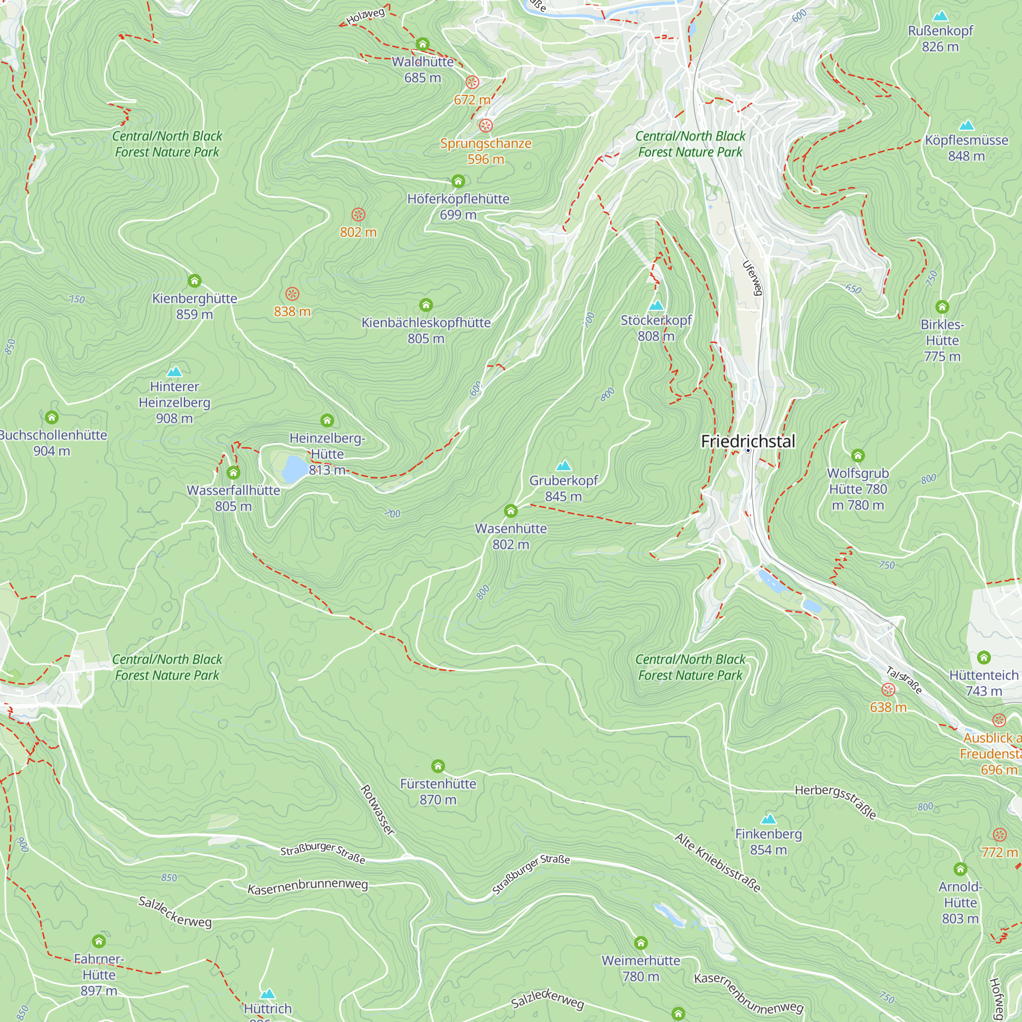 Wasenhütte map
