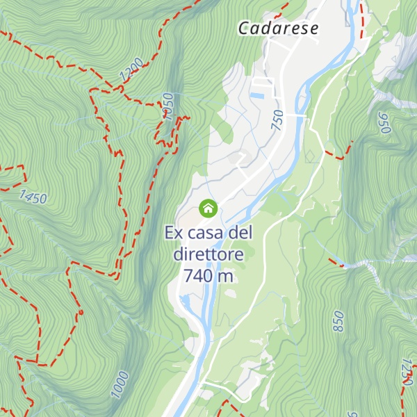 Map of Ex casa del direttore