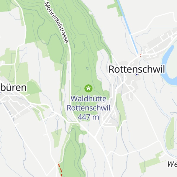 Map of Waldhütte Rottenschwil