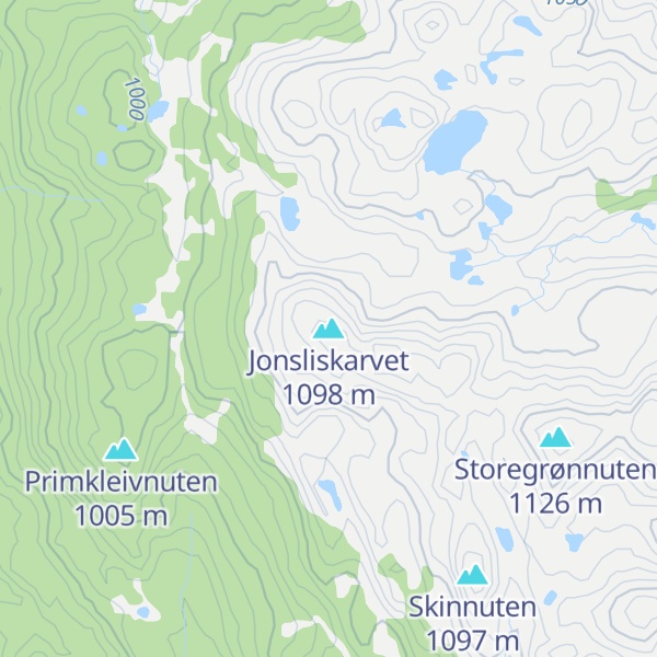 Map of Jonsliskarvet