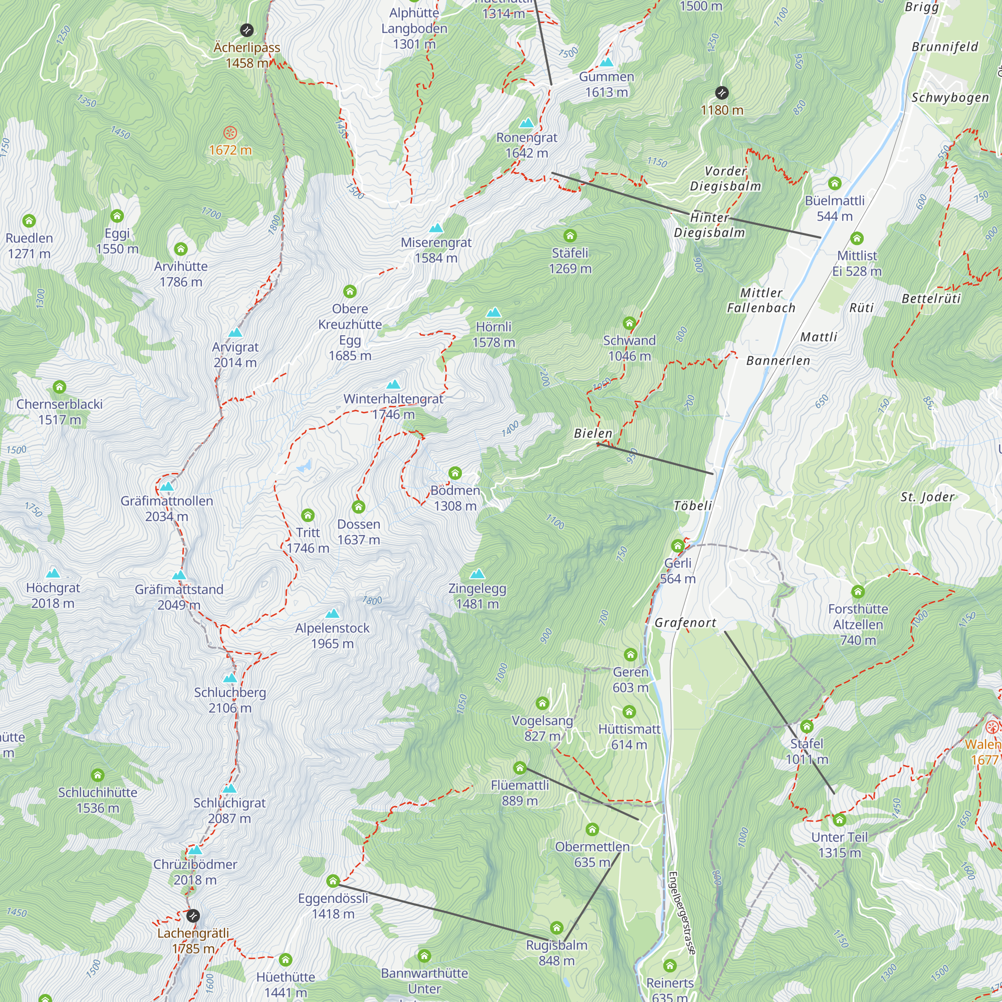 Kalberweidli map