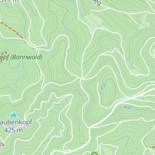 Map of Kreuzweghütte