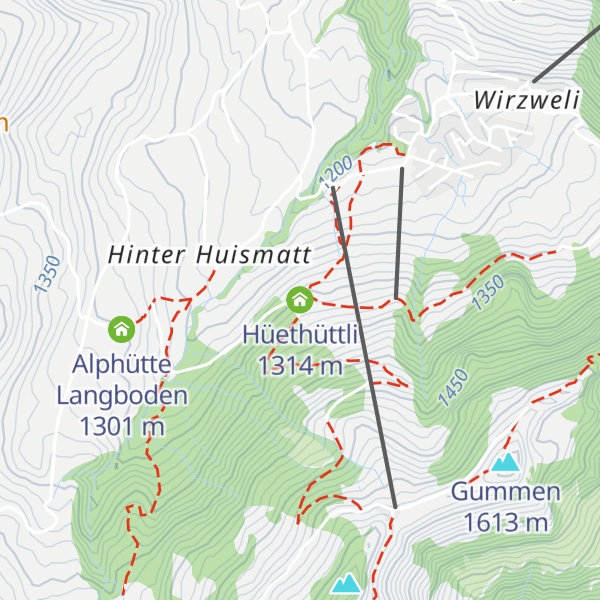 Map of Hüethüttli