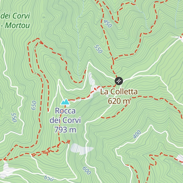 Map of Rocca dei Corvi Est